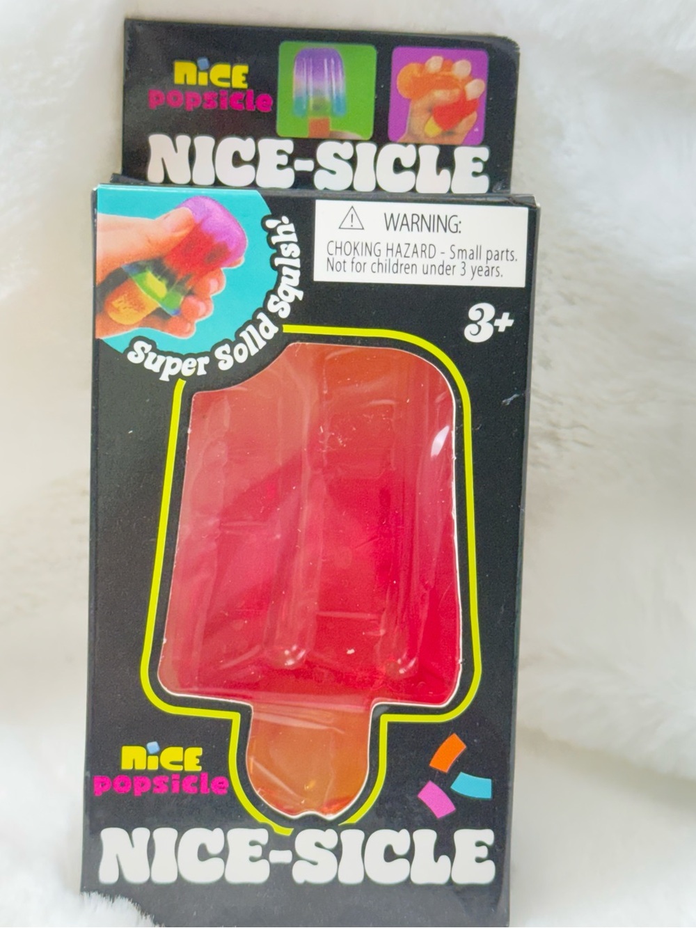 Nice-Sicle Popsicle Toy - Red and Orange Rare
